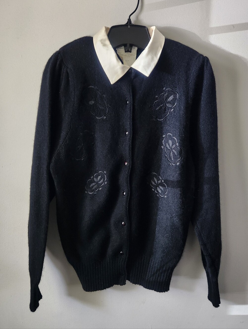 Vintage L'Ultima Black Button Cardigan